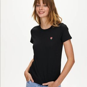 Sunday best black shirt sleeve tee